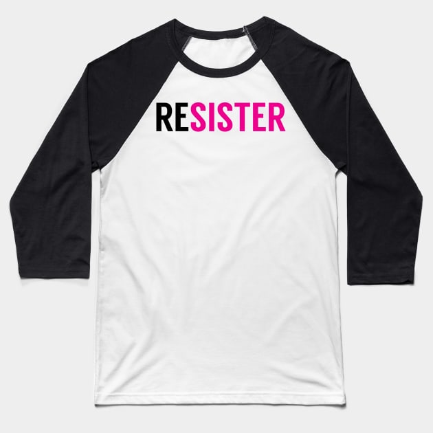 RESISTER Baseball T-Shirt by gingerkittenenterprises